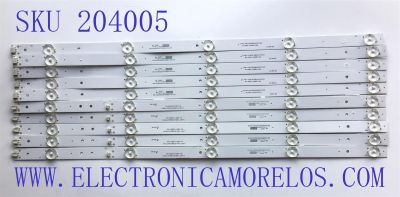 KIT DE LEDS PARA TV HAIER (10 PZ) / NUMERO DE PARTE CRH-K55K6003030T0510L6C1-REV1.3W / 8149010655043 / L06Y158J53ECA278IK / 209046 / CRH-K55K6003030T0510R6C1-REV1.3W / PANEL LC546PU1L01 / MODELO 55UG2500